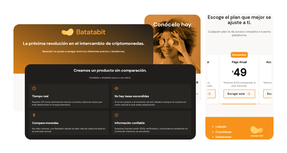 Batatabit Landing Page